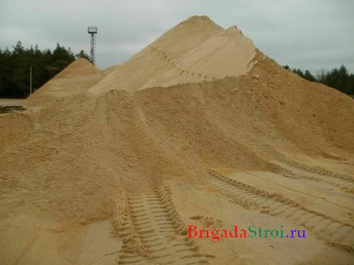 Сколько весит 1 м3 песка - каким бывает строительный песок